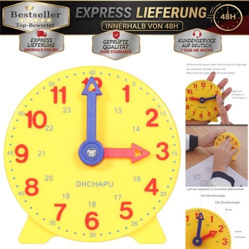 Lernuhr für kinder uhrzeit - lernuhr,