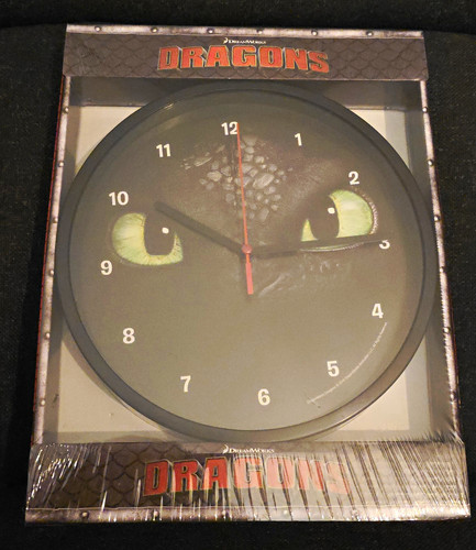 Dreamworks dragons wanduhr - dragons,