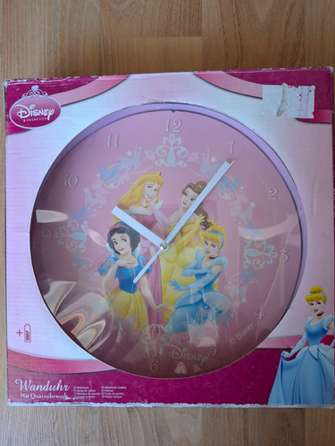 Disney princess wanduhr rund - princess,