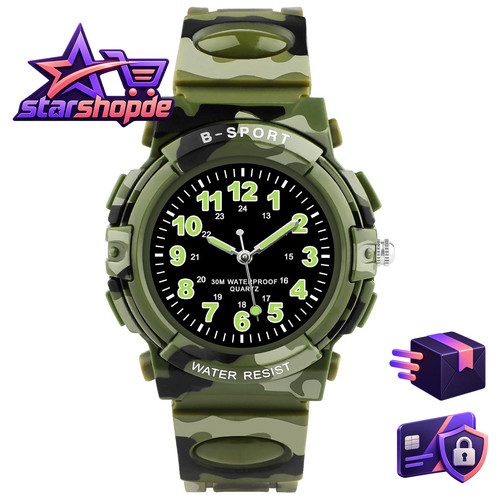 Kinderuhr für mädchen jungen - kinderuhr,