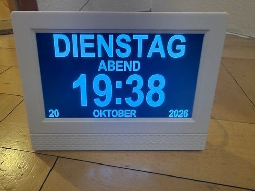 Zoll digitaluhr mit wecker - 7-zoll-digitaluhr,